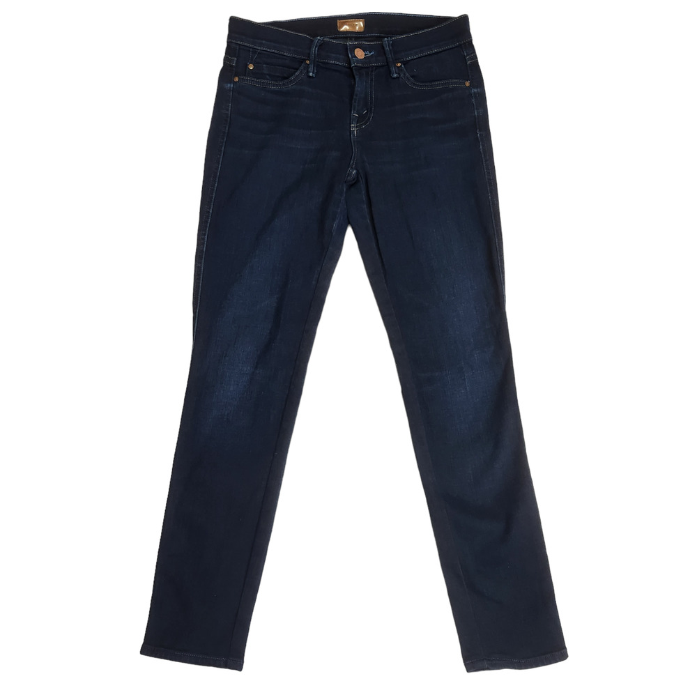 Mother Jeans Womens Size 25 Rascal Cuff Dark Wash Meet Me At Midnight Skinny